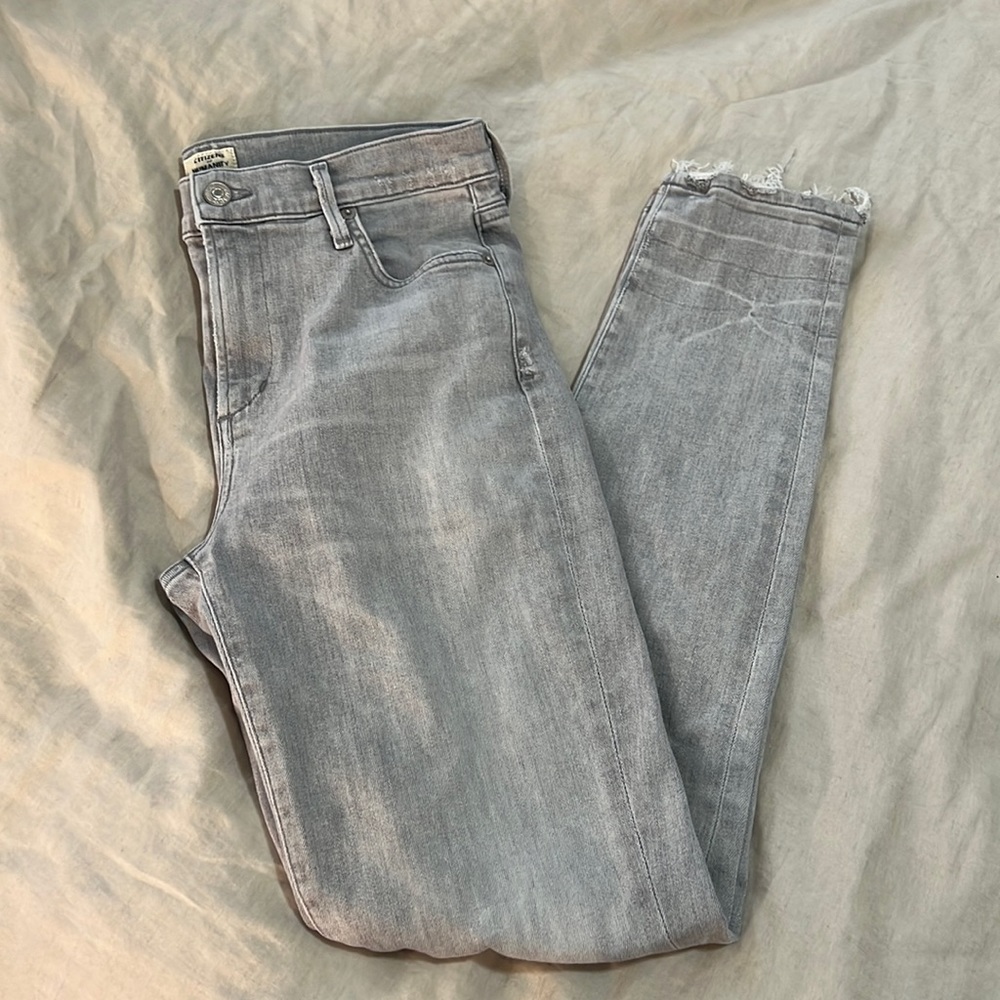 Citizens of Humanity Gray Rocket High Rise Skinny Jeans size 29